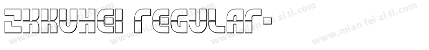 ZKKuHei regular字体转换